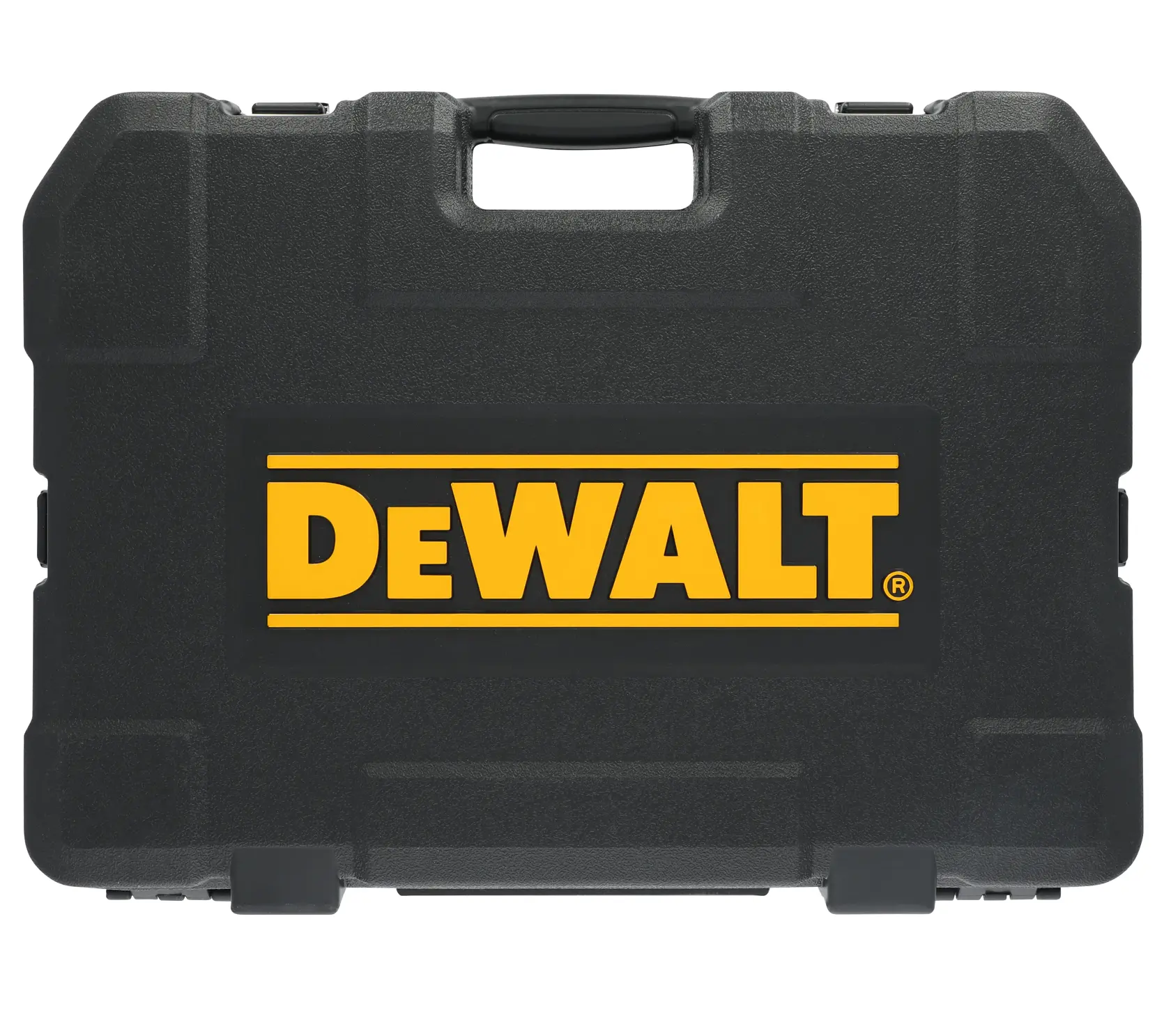 DEWALT® TOUGHSERIES™ DWMT45411 Mechanics Set in black case closed on white at a profile view