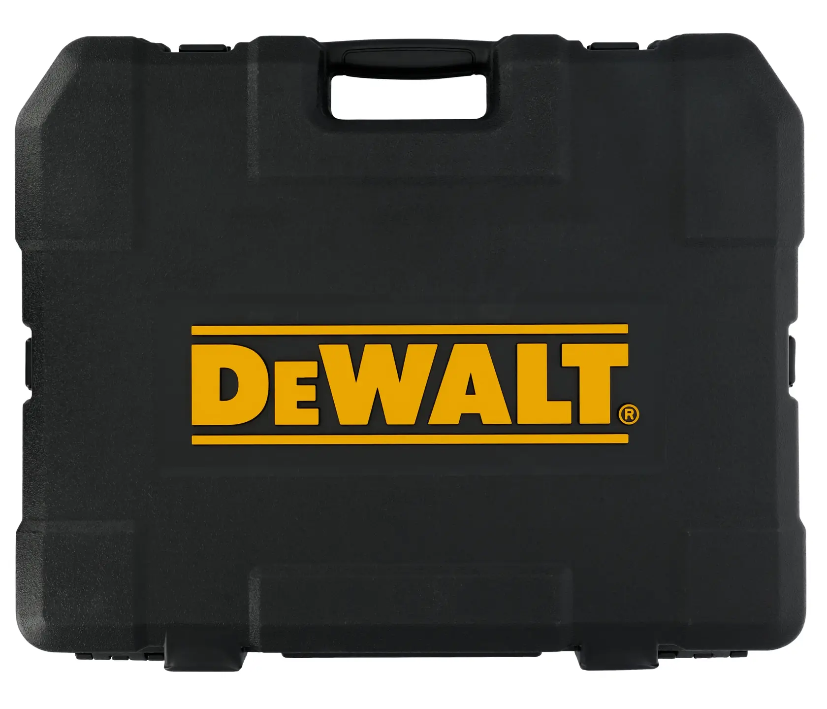 DEWALT® TOUGHSERIES™ DWMT45416 Mechanics Set in black case closed on white at a profile view