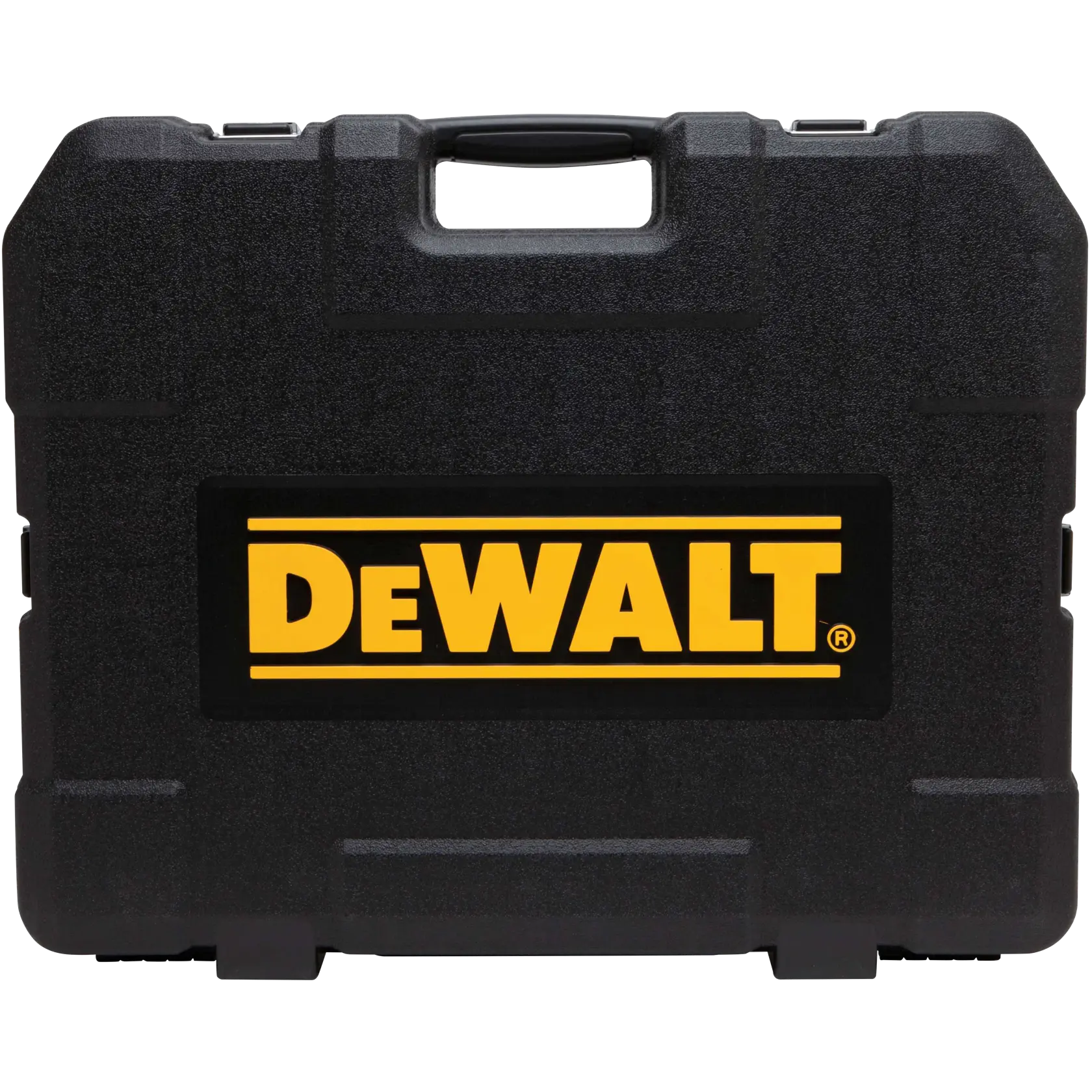 DEWALT 204 piece mechanics tool set in its kit.