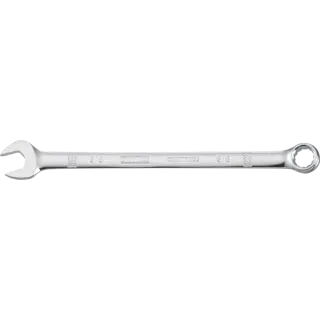 Closeup of Combination 12 p t wrenches.