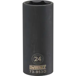 DEWALT® Dado Métrico 1/2 Pulg (13mm) 6 Puntas 24mm