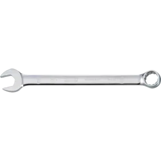 Combination wrench Sae 1 and quarter in head 16 and 7 eighths in length 12 point chrome comfort grip handle.