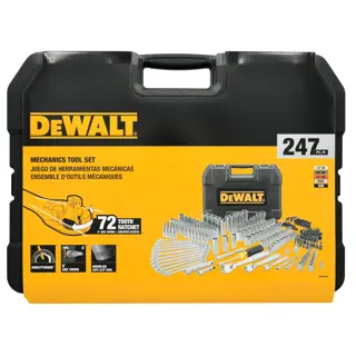 DEWALT 207 piece mechanics tool set