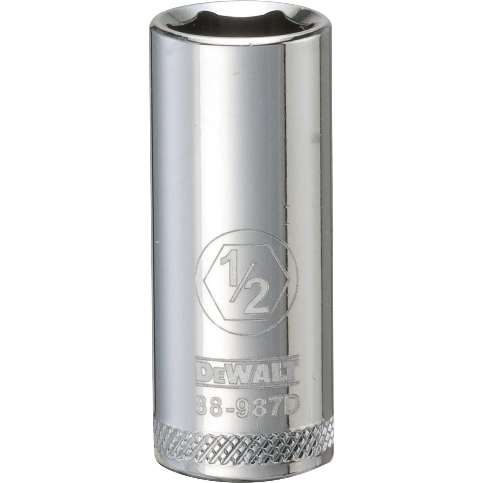 Drive Socket half Inch Socket three eighths Inch Drive 6 -Point Vanadium Steel Polished Chrome.