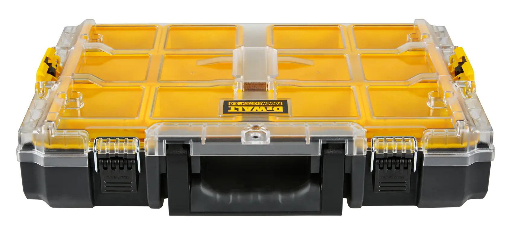 DEWALT® Organizador de Tamaño Completo con 2 Compartimentos Dobles y 8 Sencillos TOUGHSYSTEM® 2.0
