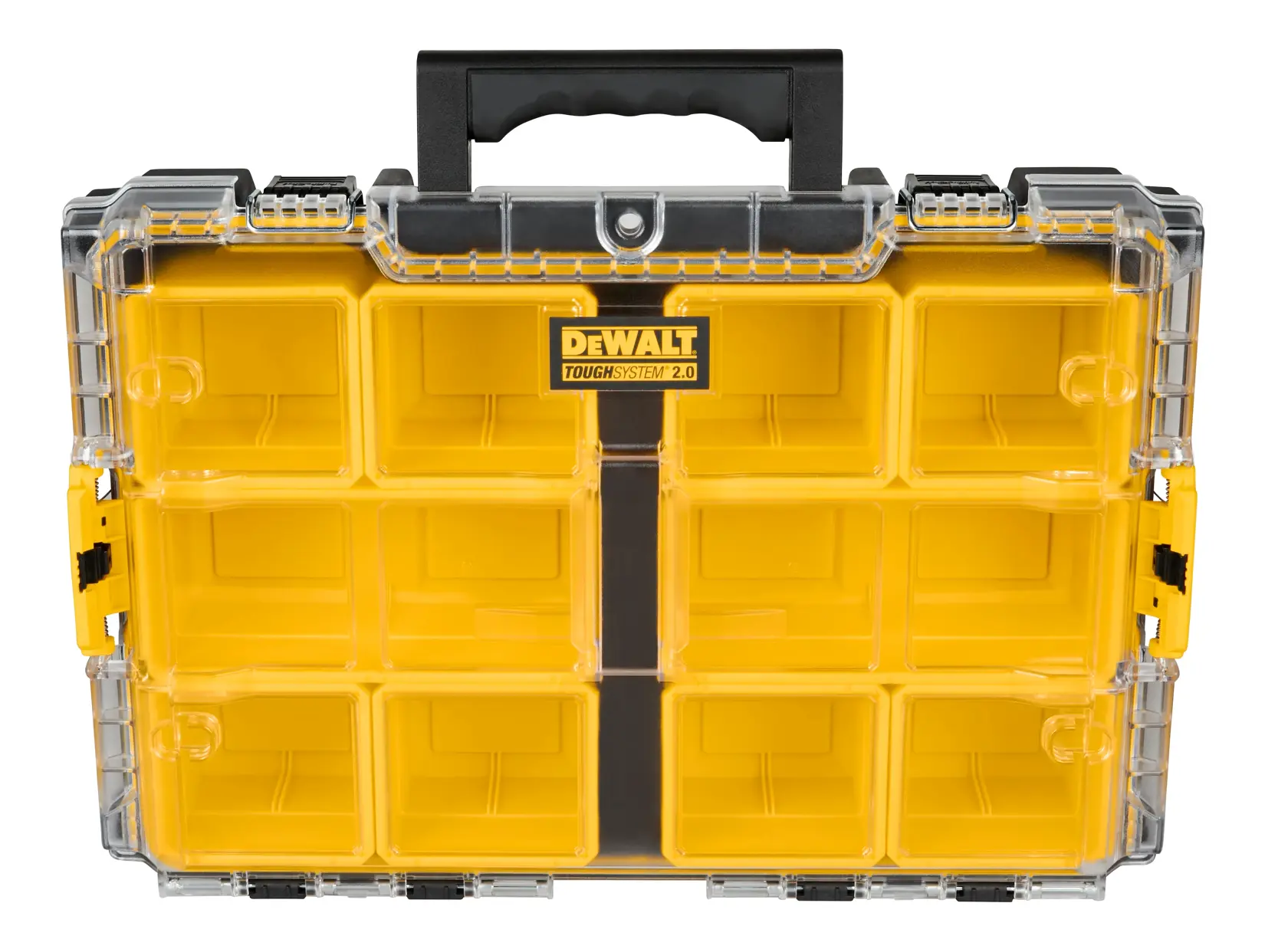 DEWALT® Organizador de Tamaño Completo con 2 Compartimentos Dobles y 8 Sencillos TOUGHSYSTEM® 2.0