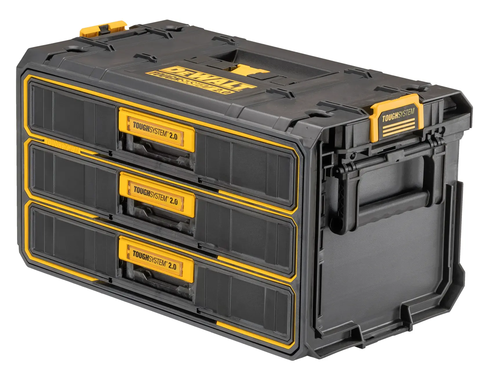 DEWALT(®) TOUGHSYSTEM(®) 2.0 3-Drawer 3/4 angle