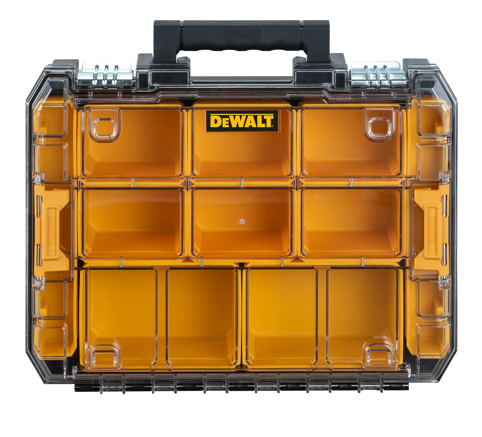 Front view of TSTAK V Organizer with clear lid