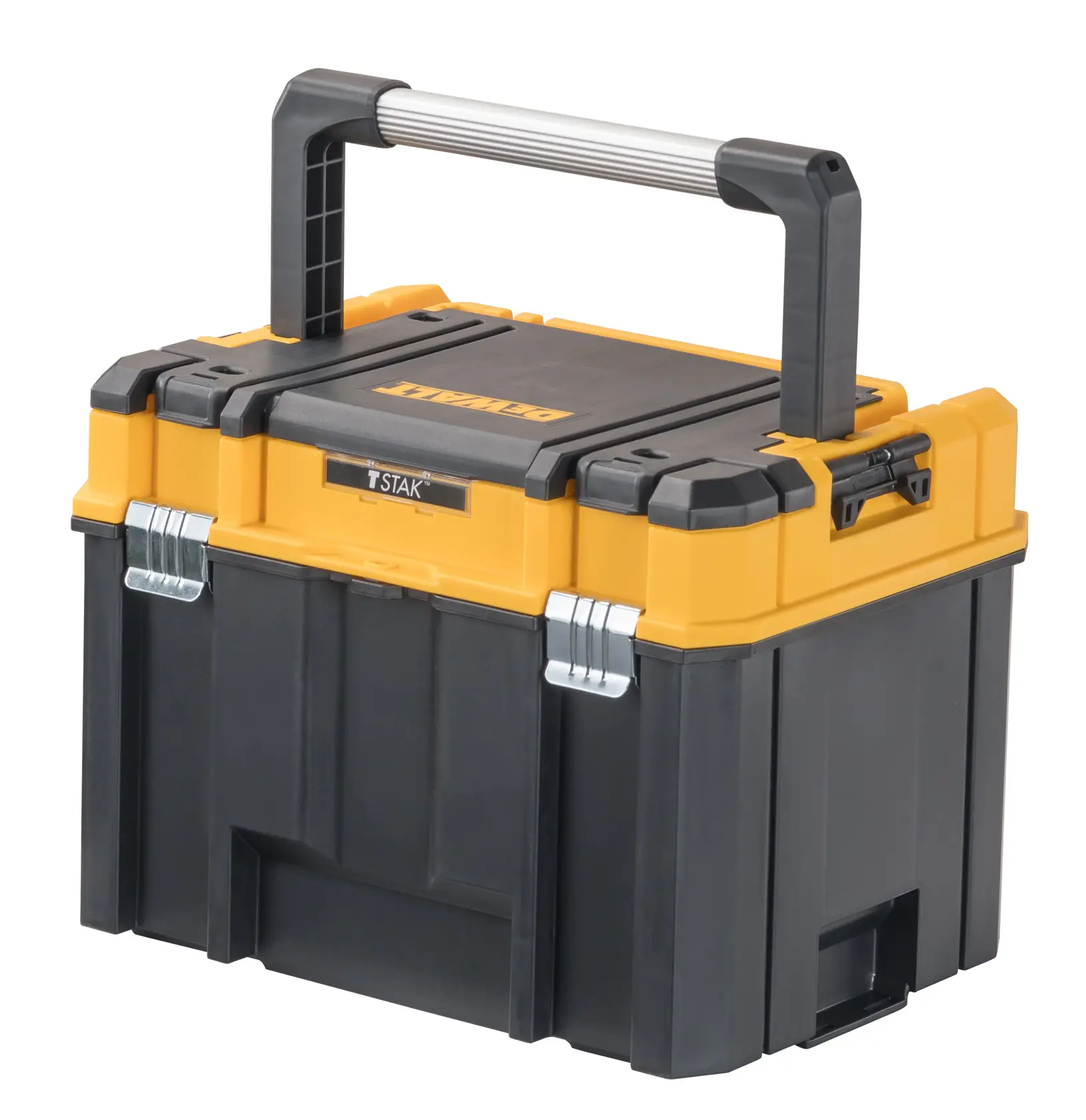 Profile T stak open tote with lid closed.