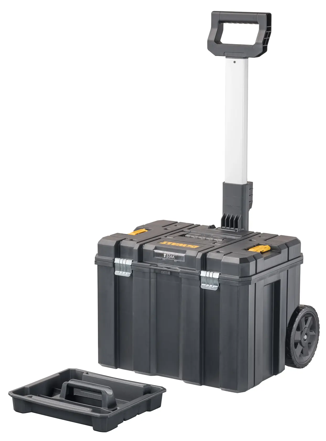 T stak Mobile storage deep box on wheels.