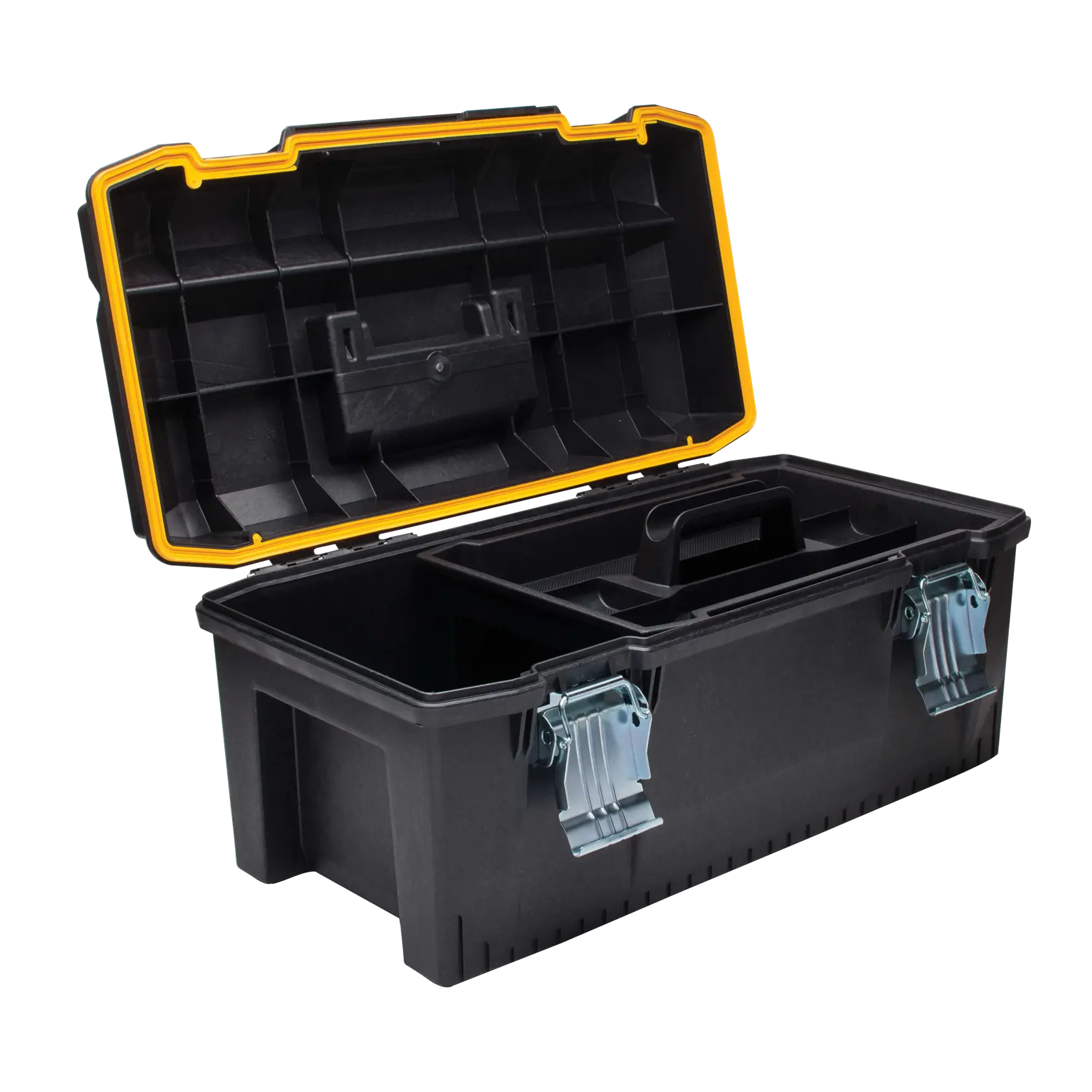 23 inch Structural foam tool box opened.