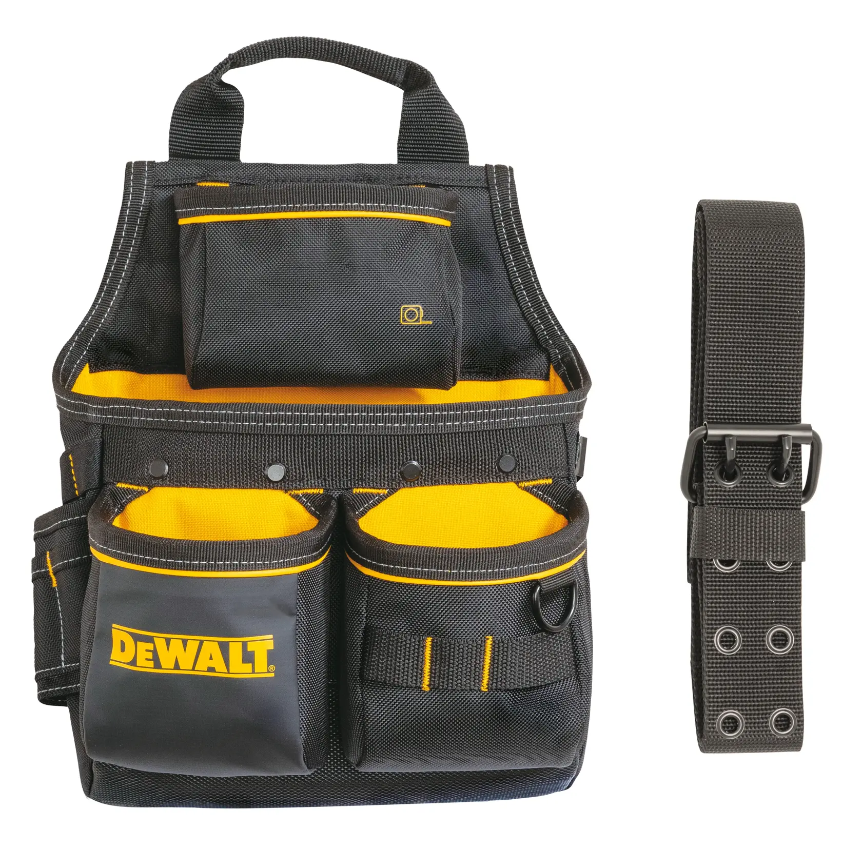 DEWALT PROFESSIONAL TOOL POUCH FRONT FACING with Belt