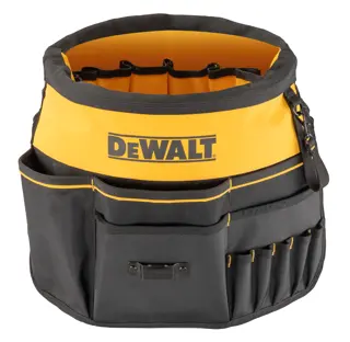 DEWALT® Bucket Tool Organizer Around White Bucket on White