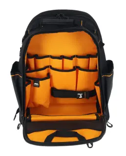 Limited Editon DEWALT/McLaren Backpack 3/4 front view