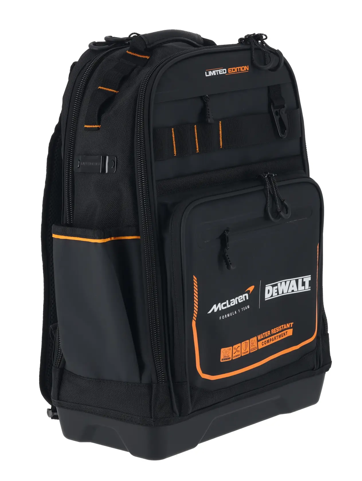 DEWALT/McLaren Backpack ¾ right side view